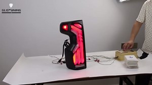 LED Tail Lights Assembly Compatible with Chevrolet Silverado 2019-2023 1500 2500HD 3500HD [Halogen Model] Start-up Animation Sequential Turn Signal Rear Lamps Accessory [Not fit LED model]