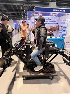Its official we have our first Flying Hoverbike 🇵🇭 Thank you World of Consumer Electronics Expo | Kyxz Mendiola