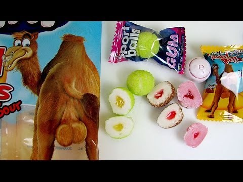 Bubble Gum Balls - Football Tennis-Ball Camel-Balls