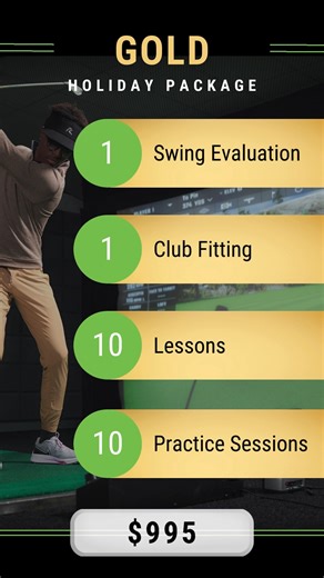 Wrap up success this season! Save $300 on our Gold Holiday Package. Ignite their passion for improvement. ️‍♂️✨ | GOLFTEC | Facebook