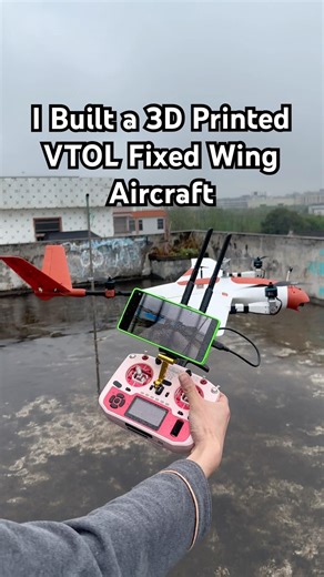 3D Printed VTOL Fixed Wing – Insane Flight Test #vtol #drone #beltfpv #automobile
