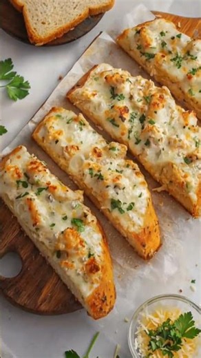 One Bite of This Chicken Garlic Bread = Heaven! 👌😋