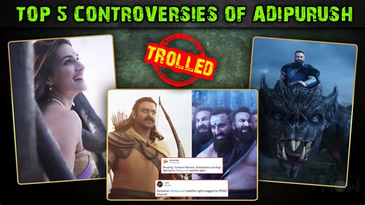 Ahead of the release Prabhas and Kriti Sanon starrer film Adipurush is making headlines for various reasons. Soon after the teaser released, netizens took to social media to bash the film for having poor vfx, wrong depiction of deities and much more. Here are some of the top controversies related to it. | Bollywood Now