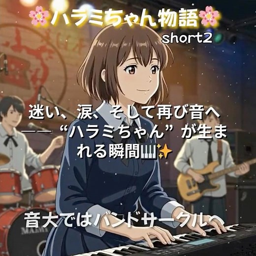 ハラミちゃん物語②｜迷い、涙、そして再び音へ――“ハラミちゃん”が生まれる瞬間🎹✨ #ハラミちゃん