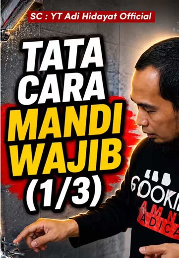 Tata Cara Mandi Wajib Sesuai Sunnah: Niat, Langkah, dan Manfaat Medis