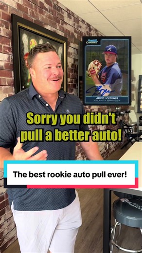Jeff Lyman's Rookie Auto Pull Journey with Baseball Cards