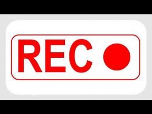 recording icon animation in MP4 format ( no copyright )