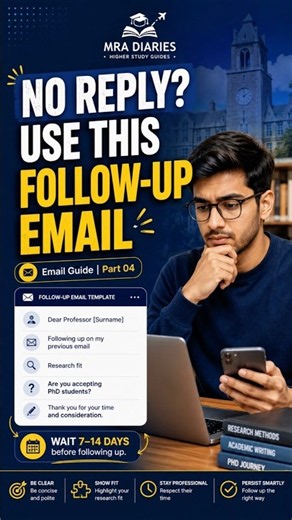 No Reply? Use This PhD Follow-Up Email 📩