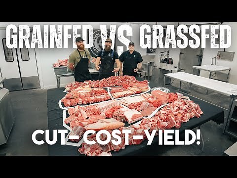 Grain-Fed vs. Grass-Fed Beef Diagram: 2025 Cut, Cost, & Yield