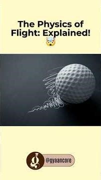 Why aren't golf balls smooth? 🏌️‍♂️💨 #aerodynamics