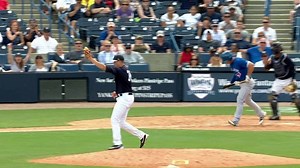 Matt Marsh reacciona rápidamente para capturar una línea