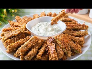 Amazing, delicious vegetable marrow Appetizer from zucchini without oil drops