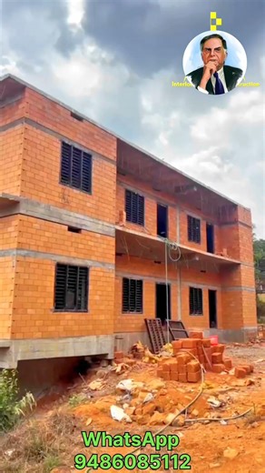 9486085112⏩💥 Big house full work Kerala mud interlocking bricks 🧱🧱🧱🧱