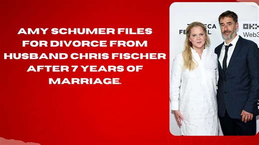 Amy Schumer files for divorce from husband Chris Fischer after 7 years of marriage