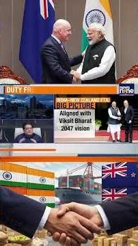 India–New Zealand FTA Concludes | Duty-Free Access | Safeguards for Farmers | News9