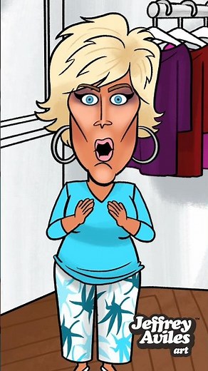 QVC Emotional Support Diva #qvc #animation #funnymemes #kimgravel #caricature