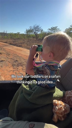 Safari is always a good idea with kids! #safari #travelwithkids #toddlermom
