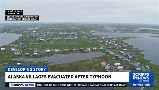 Alaska Typhoon Halong Evacuation: Hundreds Flee Coastal Villages