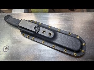 How to make an AMBIDEXTROUS kydex knife sheath!