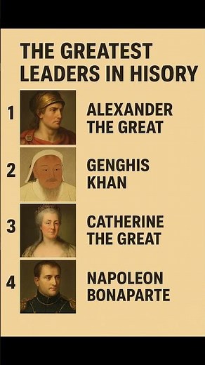 The Greatest Leaders in History — Ranked