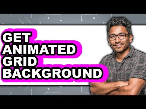 How to Get Animated Grid Background (Only Way)