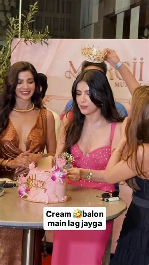 KhanZaadi birthday celebration with Bigg Boss x contestants🥳 #khanzaadi #birthdaycelebration