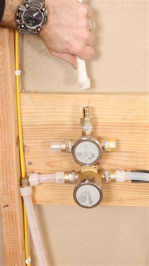 Shower Valve PEX A Adapter Tips - #shorts #plumbing #sponsored