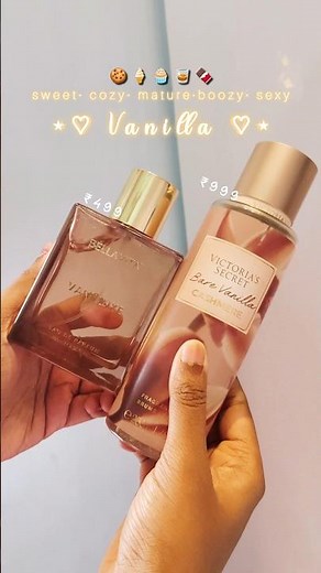 this ₹499 perfume✨ from bella vita smells exactly like victoria's secret bare vanillla cashmere 🤎