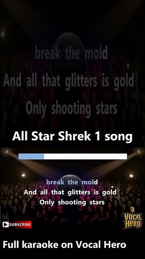 🎤 Sing the Chorus! 🎤Smash Mouth - All Star (Shrek) #karaokeversion #vocalhero #