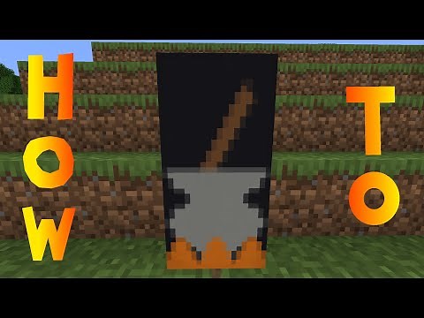 Minecraft: How to Make a Cooking Pot or Cauldron Banner - Tutorial