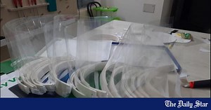 Coronavirus awareness: 2 Sylhet tech companies make face shields