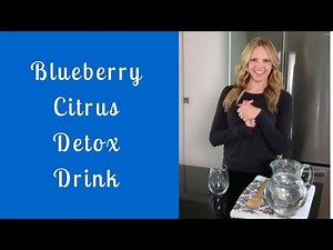 Citrus Blueberry Detox Drink