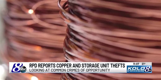 RPD: Storage unit burglaries and copper theft are ongoing issues