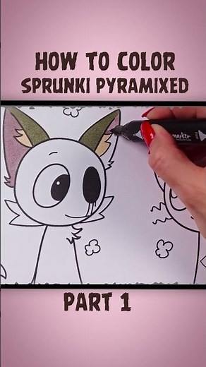 Incredibox Sprunki Pyramixed New Coloring Pages🎨 | How to Color TOX and ACID Incredibox Sprunki | №1