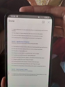 'Spring Silkworms' is a story about the effects of modernizatio... | Filo