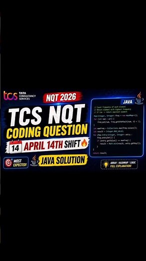 REAL TCS QUESTION 😱 APRIL 14 SHIFT CAN YOU SOLVE?