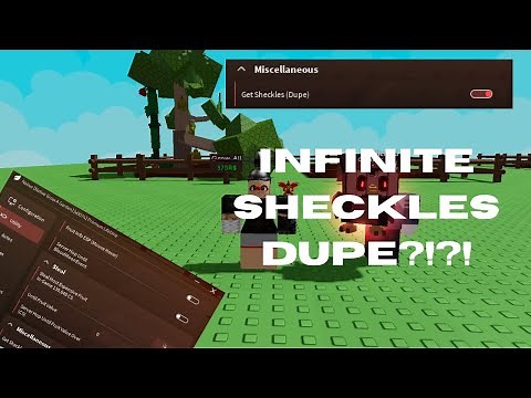 Grow a Garden Script | INFINITE SHECKLES DUPE