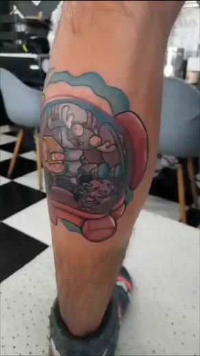 Tattoo by Luan @luan.tattoos 💙 We do custom designs, cover ups, fix ups, touch ups & your design or ours 👌