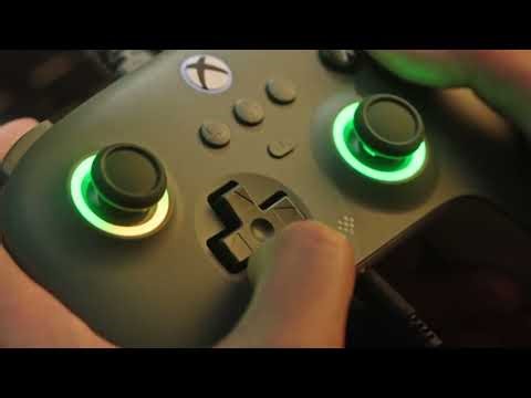 8BitDo Ultimate C Wired Gaming Controller for Xbox, RGB Lighting Fire Ri