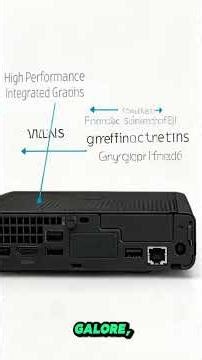 HP Elite Mini 800 G9 Elite Desk Business,14th G 24-i9-14900T ~5.5GHz, 16GB DDR5 RAM, 1TB SSD, WiFi 6