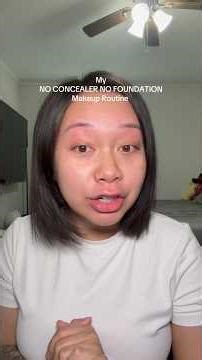 My minimal everyday makeup routine (excuse my red brows as I just plucked them before this 😂)