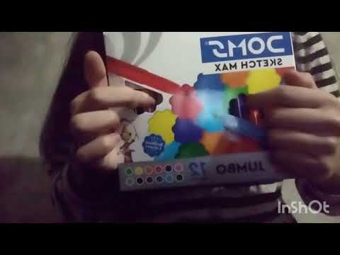 ASMR with Colour Pencils & Random Objects 🌈