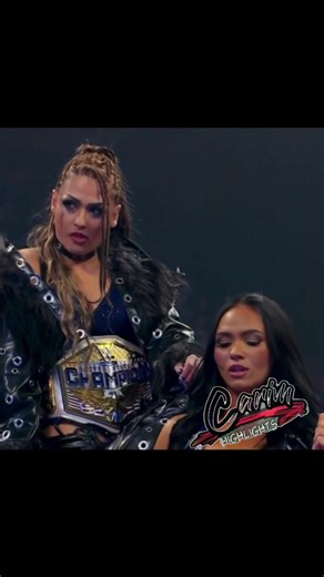 Giulia/Kianna James vs Alexa Bliss/Charlotte Flair Smackdown 16 January #wwe #viral #smackdown #edit