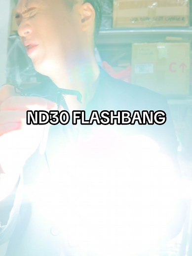 Stun the Darkness! Light up the battlefield with the Nextorch ND30 Electronic Flashbang! This compact and reliable tactical tool delivers intense flashes and a loud bang, perfect for disorienting opponents or simulating realistic training scenarios. Built for durability and efficiency, it's a must-have for tactical enthusiasts and professionals. #Nextorch #ND30 #Flashbang #TacticalGear #BlackTactical #TrainingEssentials