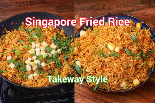 Singapore Fried Rice Recipe | Takeaway-style Fried Rice