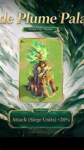Jade Plume Palace [Zenith of Power] Rise of Kingdoms