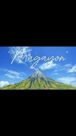Magayon Volcano Miniature Art Diorama with Styro Foam and Abaca Rope