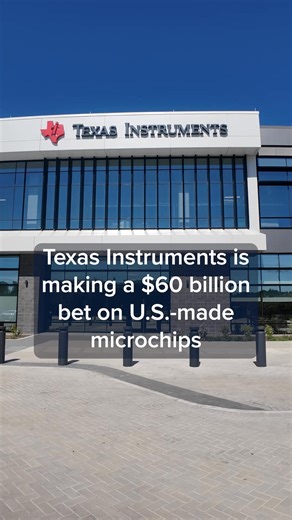 Texas Instruments is building a $60 billion U.S. manufacturing megaproject where Apple vows to make “critical foundation semiconductors” for iPhones and other devices. CNBC's Katie Tarasov went to Sherman, Texas, for an exclusive first look inside TI’s newest fab that is part of a seven-building project across Utah and Texas to provide U.S.-made chips to customers like Nvidia and Ford. Find the full report: cnb.cx/3JmDroK | CNBC