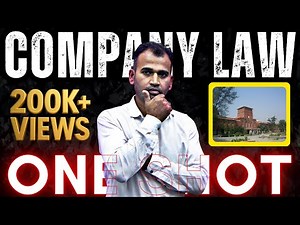 ONE SHOT COMPANY LAW 80 MARKS || FULL COURSE PART 1 || BY ANUJ KUMAR SINGH