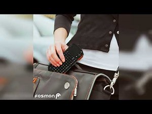 Review: Fosmon Mini Bluetooth Keyboard (QWERTY Keypad), Wireless Portable with Touchpad, Compa...